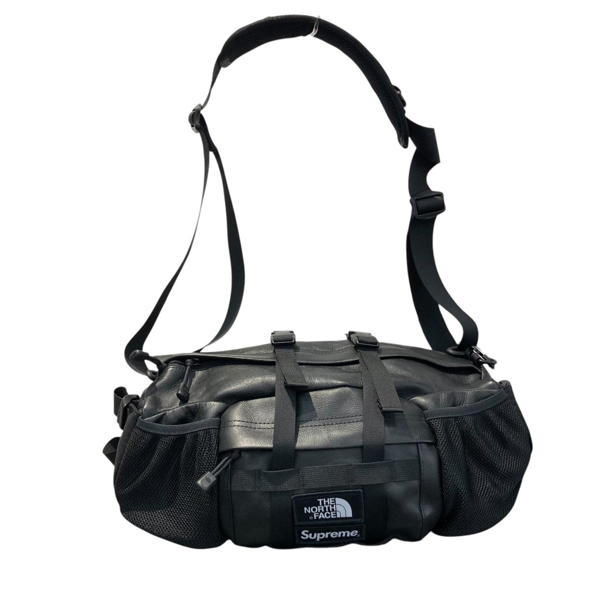 Supreme×THE NORTH FACETHE 18AWLEATHER MOUNTAIN WAIST BAGショルダーバッグNF0A3VJA 古着・中古-1枚目のアイテム画像