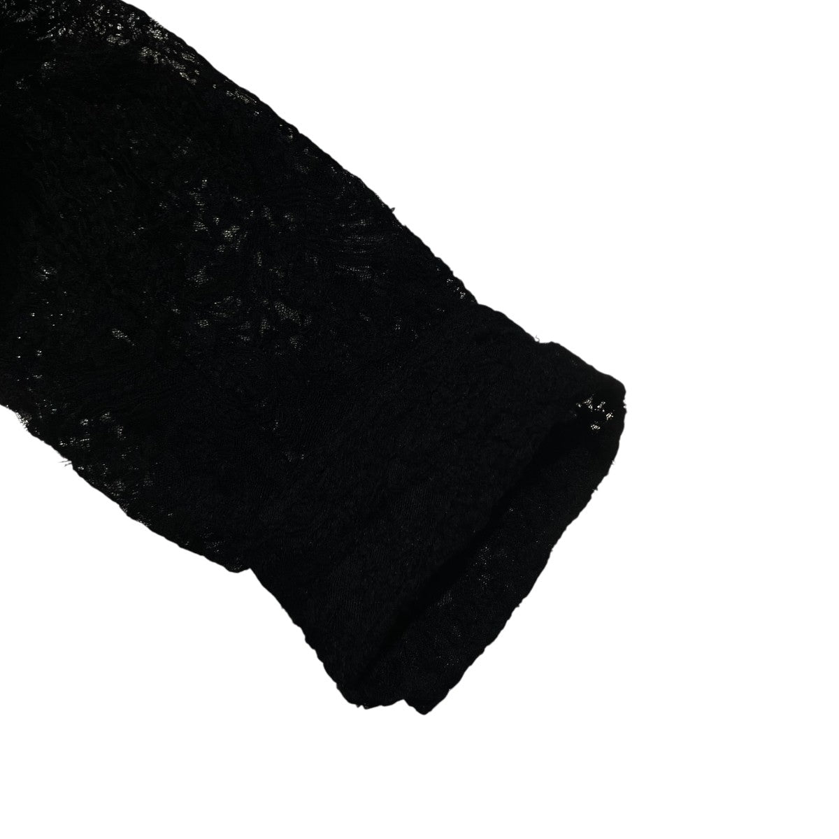 LAD MUSICIAN 26SSTULLE EMBROIDERY LACE HOODED BIG SHIRTレースシャツ2126-102 古着・中古-4枚目のアイテム画像