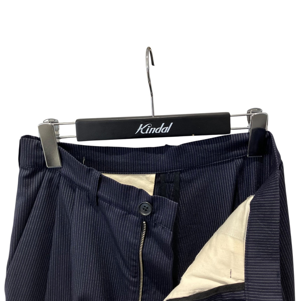 CAMIEL FORTGENS SUIT PANTSストライプスラックス 古着・中古-3枚目のアイテム画像