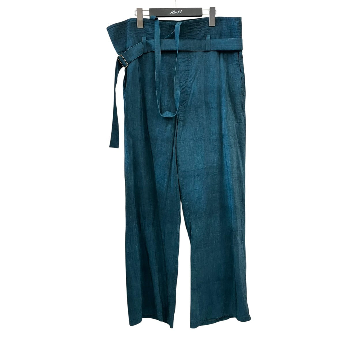 Water Drop HiWaist Pantsベルテッドリネンパンツ