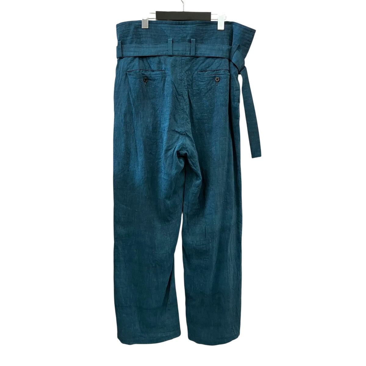 Water Drop HiWaist Pantsベルテッドリネンパンツ