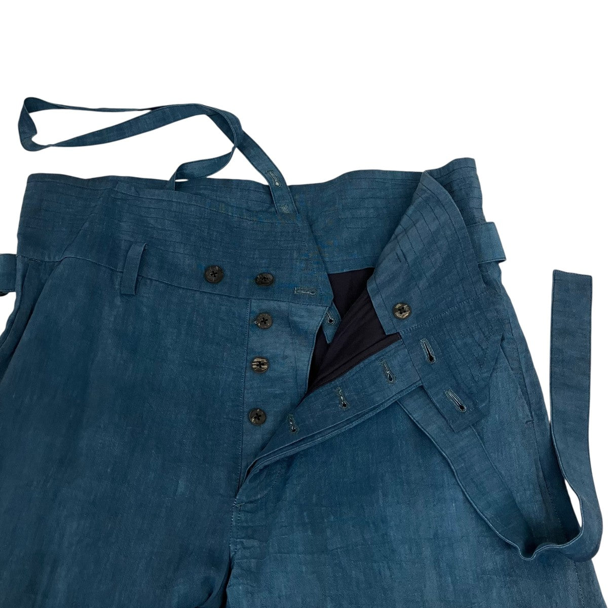 Water Drop HiWaist Pantsベルテッドリネンパンツ