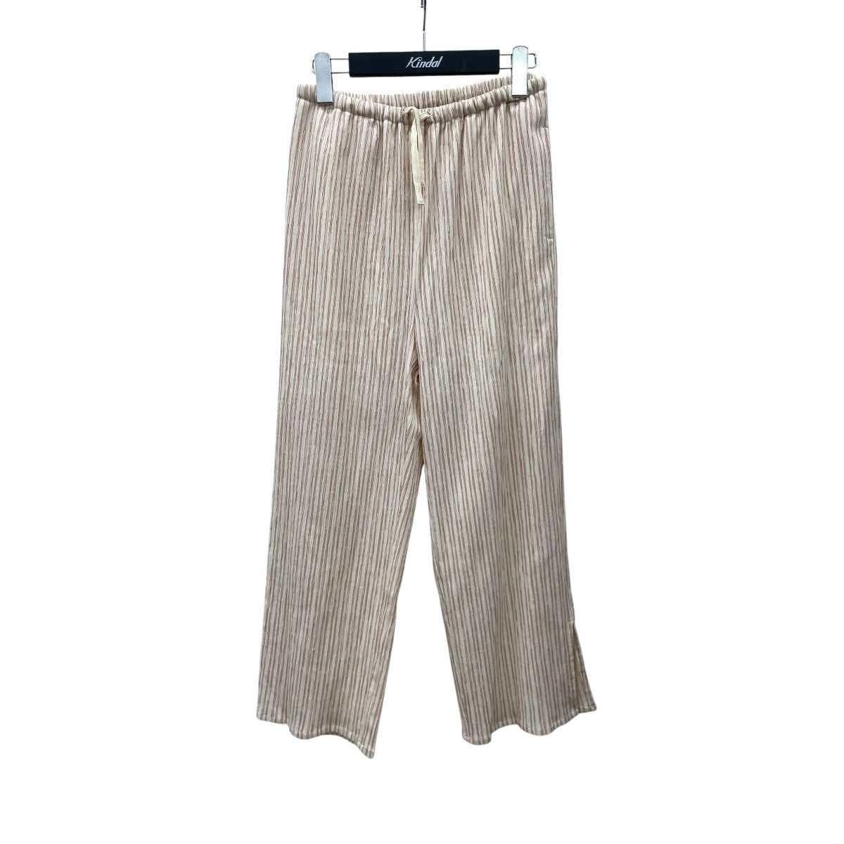 Striped crepe wide pantsイージーパンツUWA230247