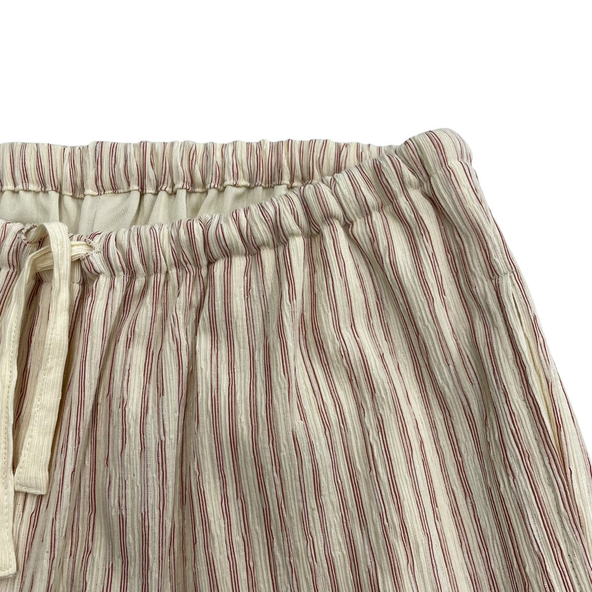 Striped crepe wide pantsイージーパンツUWA230247