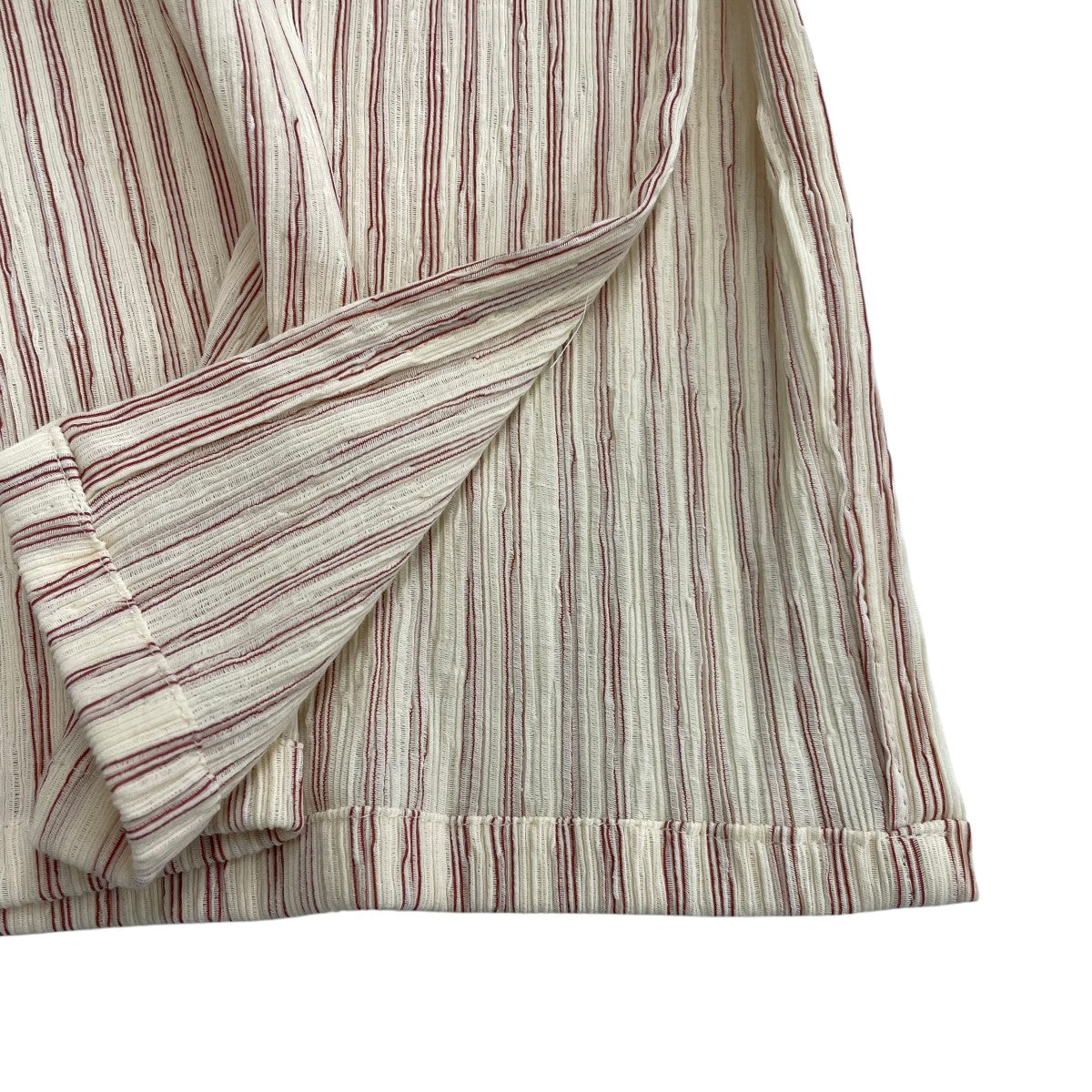 Striped crepe wide pantsイージーパンツUWA230247