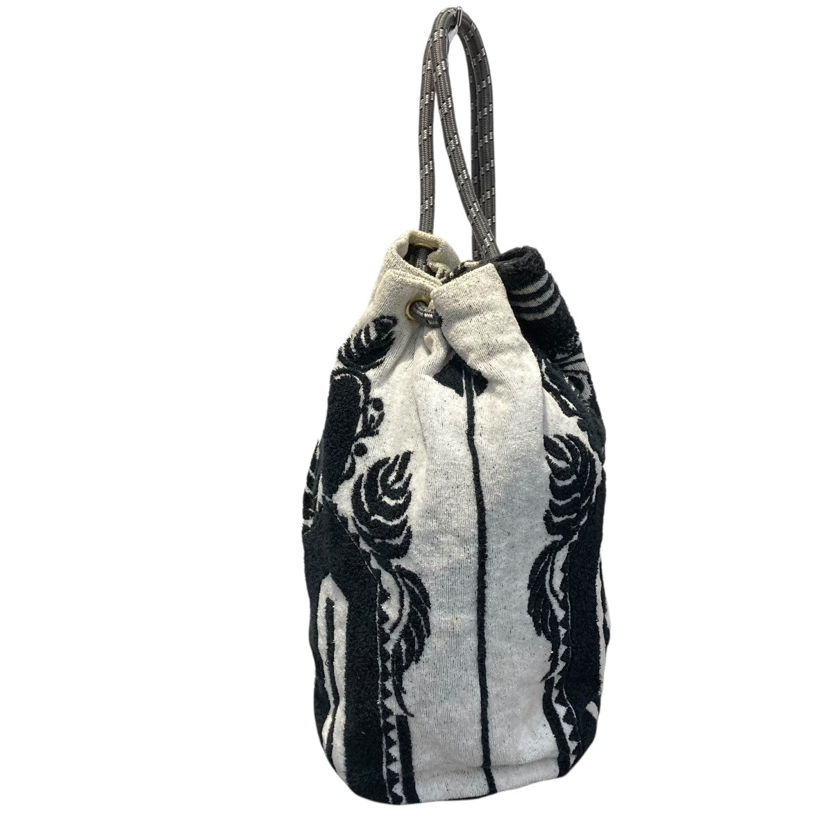 mame kurogouchi ORIGINAL PATTERN PILE FABRIIC BACKPACKバッグ 古着・中古-1枚目のアイテム画像