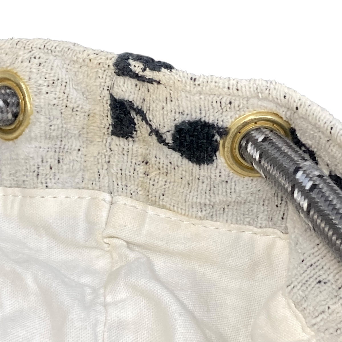 mame kurogouchi ORIGINAL PATTERN PILE FABRIIC BACKPACKバッグ 古着・中古-10枚目のアイテム画像