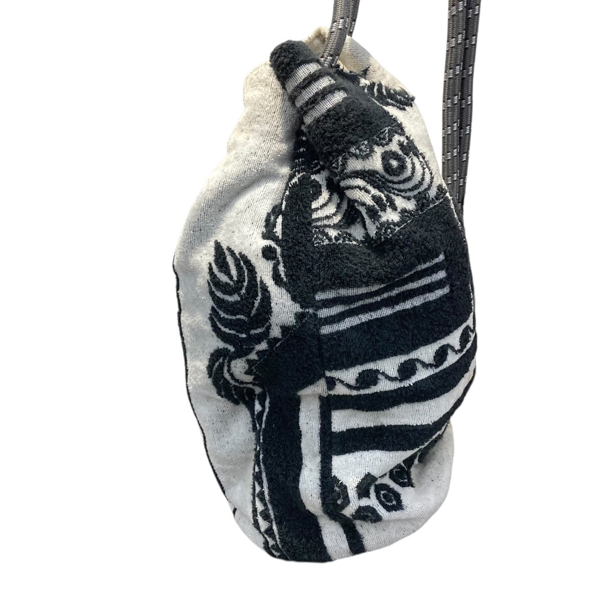 mame kurogouchi ORIGINAL PATTERN PILE FABRIIC BACKPACKバッグ 古着・中古-3枚目のアイテム画像