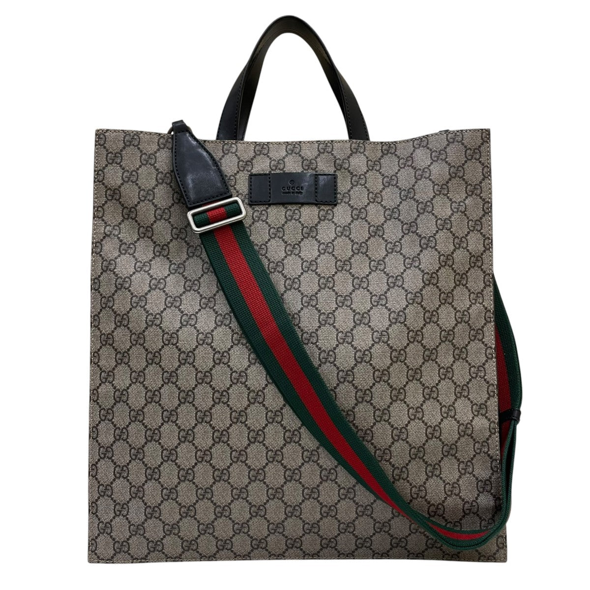 GUCCI GGスプリーム トートバッグシェリーラインストラップ 2WAY仕様バッグ456217 古着・中古-1枚目のアイテム画像