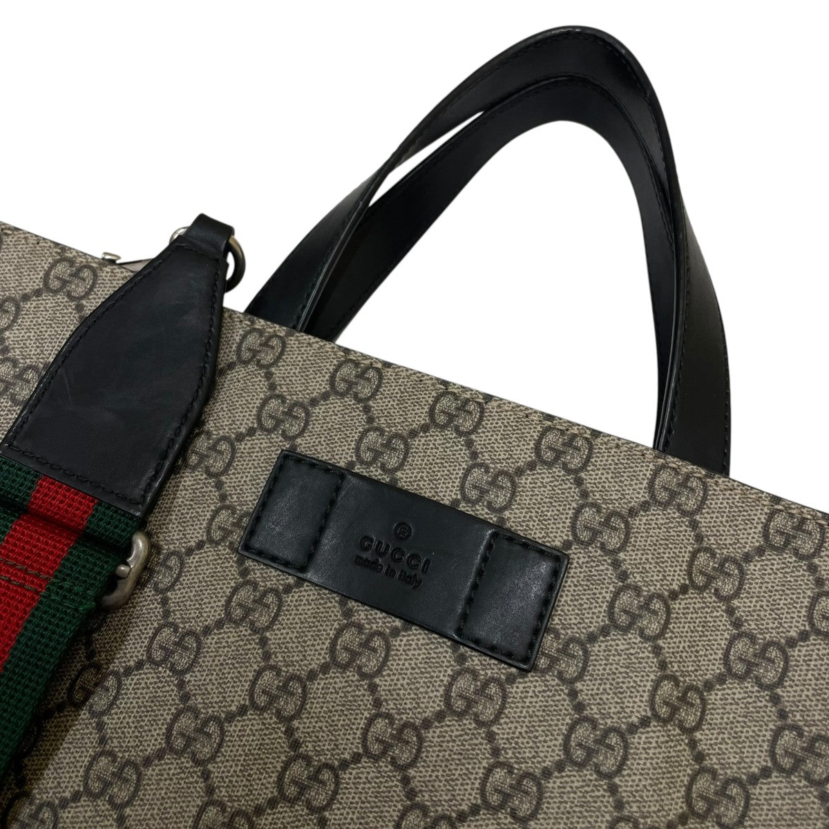 GUCCI GGスプリーム トートバッグシェリーラインストラップ 2WAY仕様バッグ456217 古着・中古-7枚目のアイテム画像