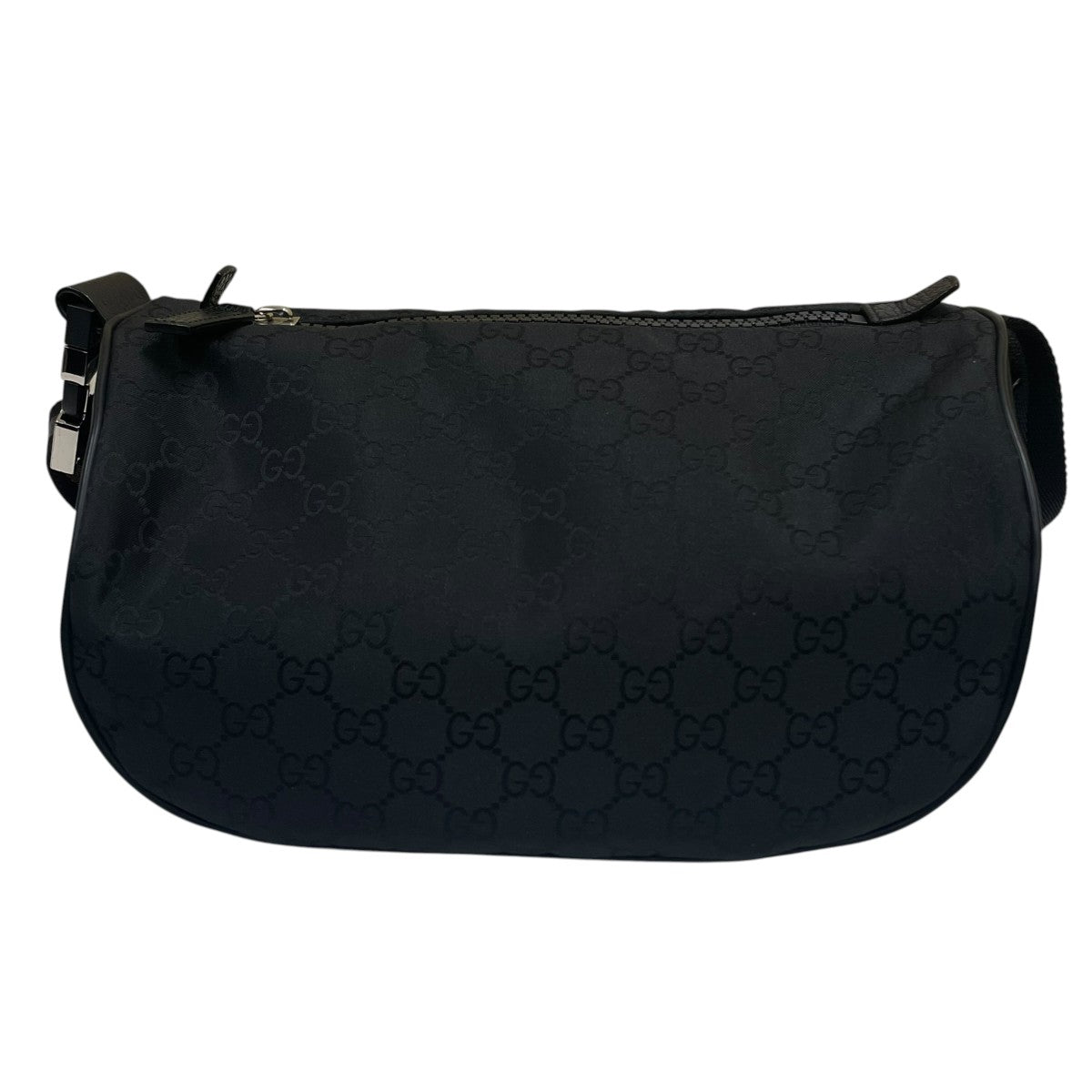GUCCI GGナイロン ウエストバッグレザーブランドロゴタブ ショルダーバッグ449182 古着・中古-2枚目のアイテム画像