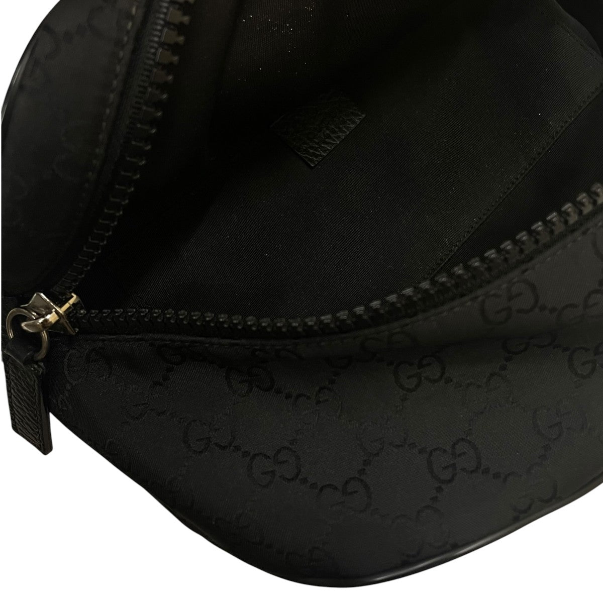 GUCCI GGナイロン ウエストバッグレザーブランドロゴタブ ショルダーバッグ449182 古着・中古-6枚目のアイテム画像