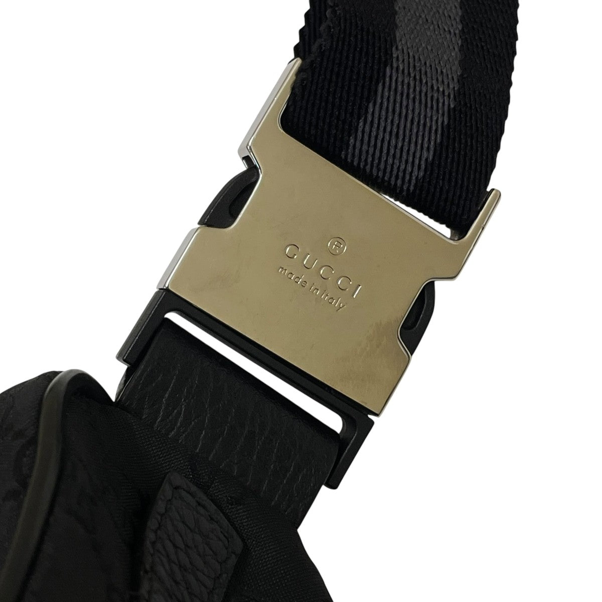 GUCCI GGナイロン ウエストバッグレザーブランドロゴタブ ショルダーバッグ449182 古着・中古-8枚目のアイテム画像