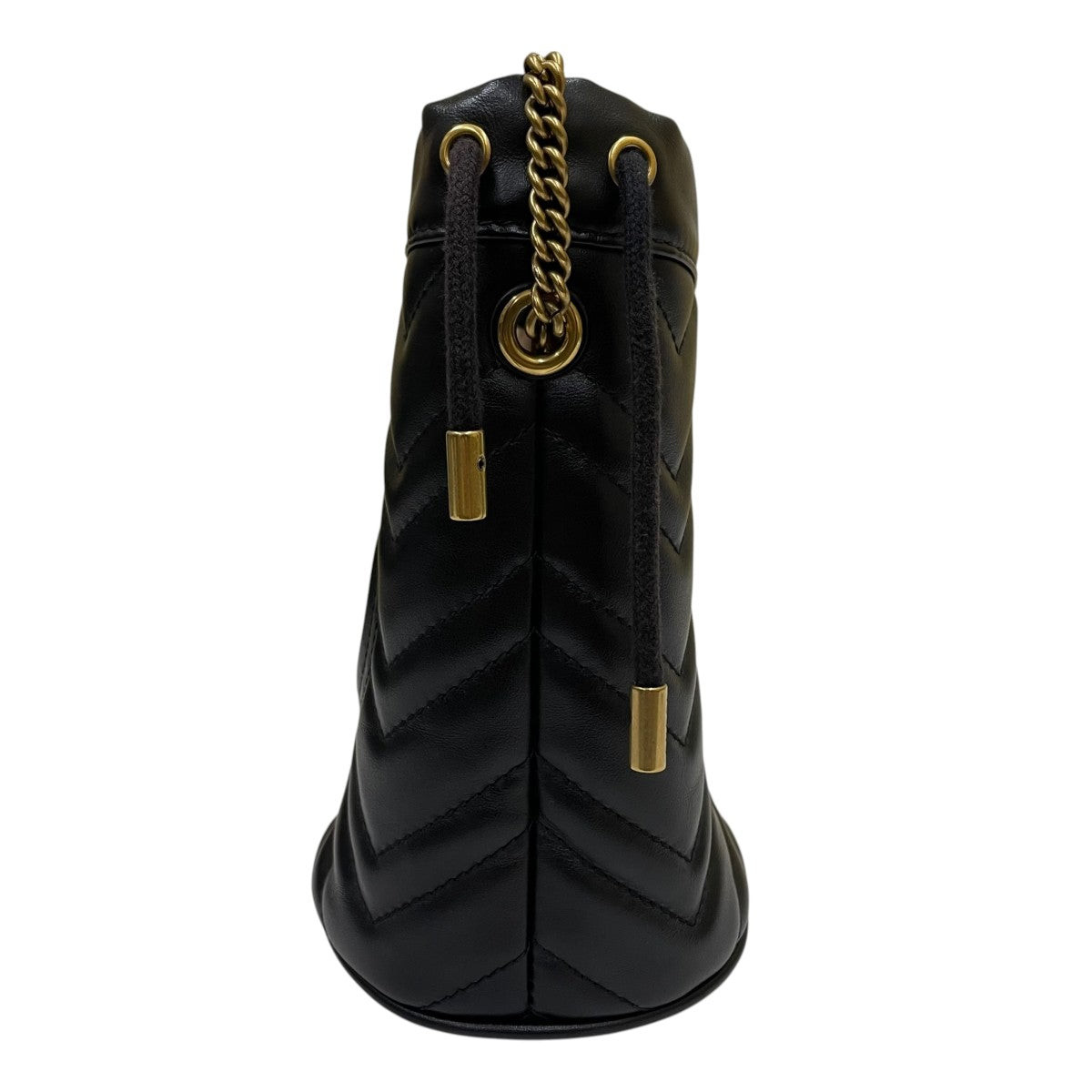 GUCCI GGマーモント ミニ バケットバッグキルティングレザー ショルダーバッグ575163 古着・中古-3枚目のアイテム画像