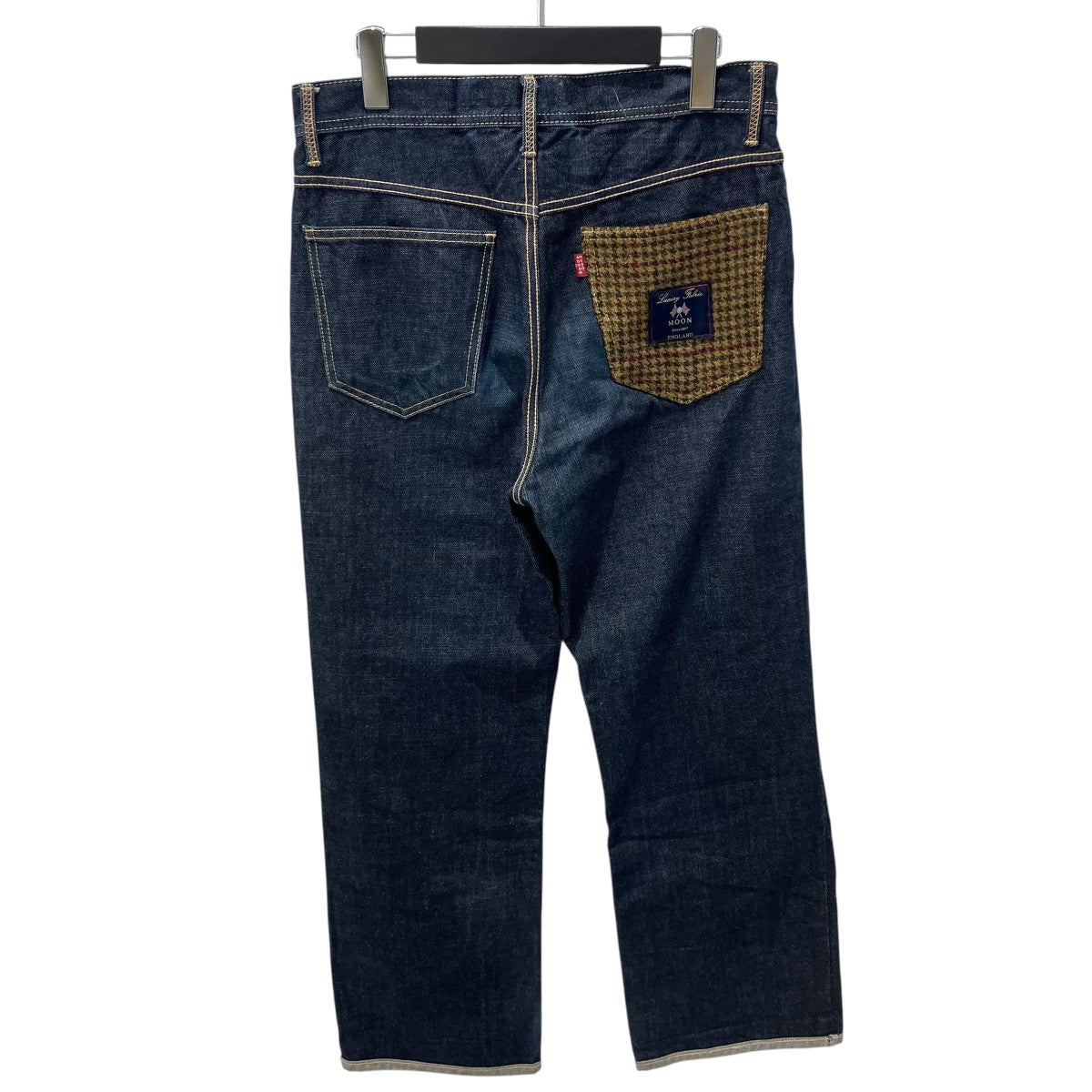 ANDERSSON BELL WOOL PATCH RIGID JEANS INDIGOデニムパンツ 古着・中古-2枚目のアイテム画像