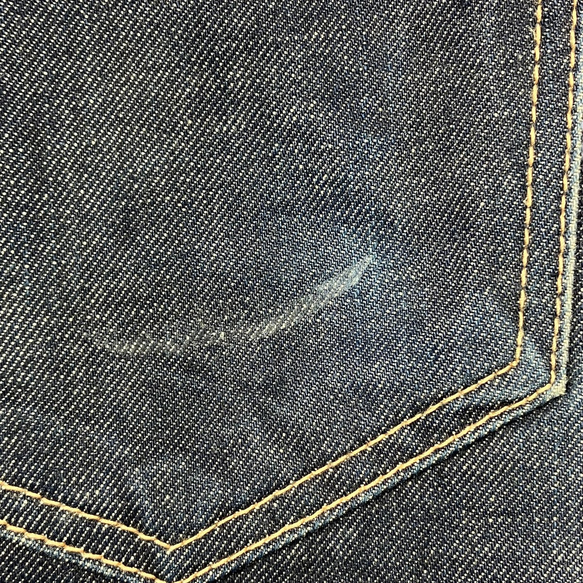 ANDERSSON BELL WOOL PATCH RIGID JEANS INDIGOデニムパンツ 古着・中古-6枚目のアイテム画像