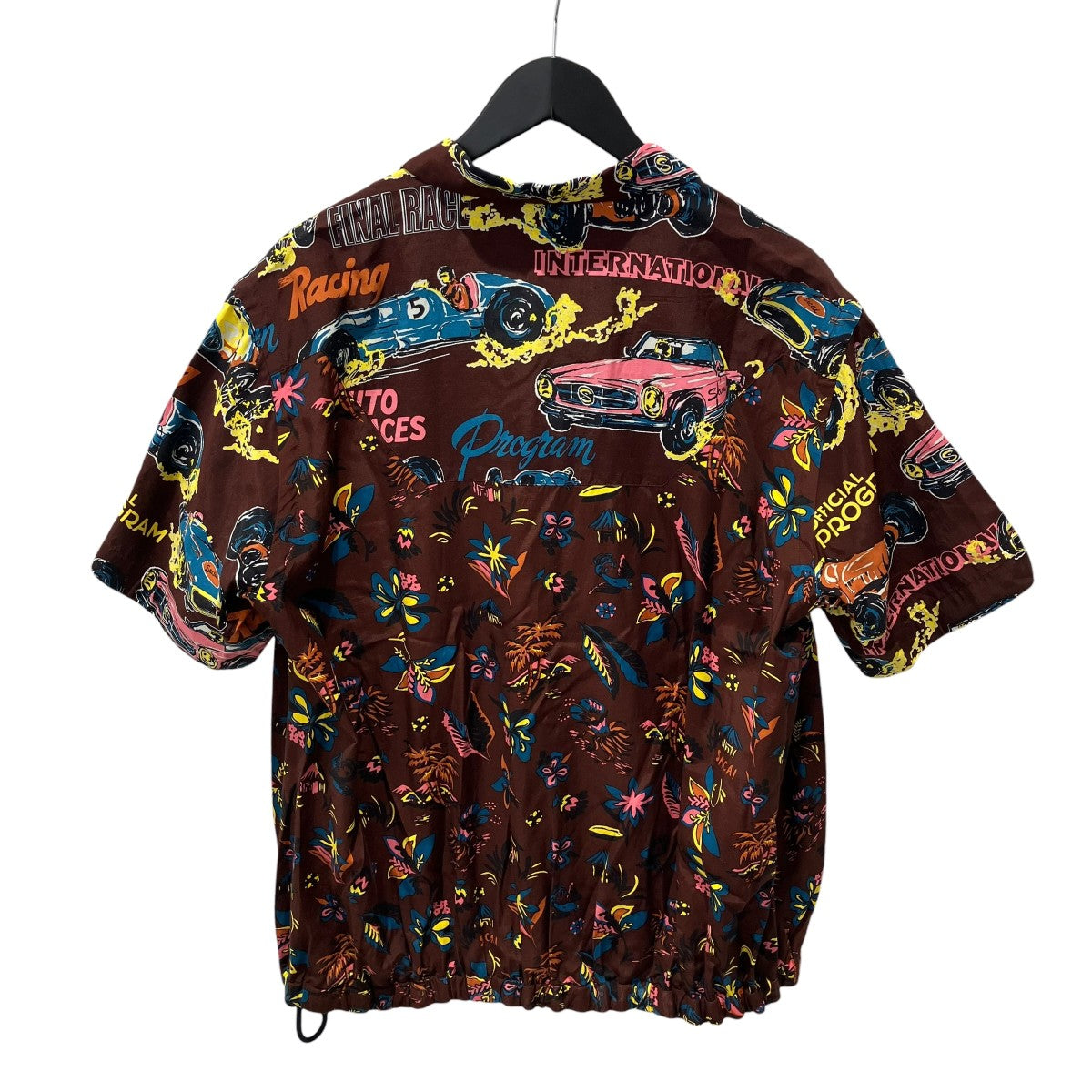 sacai 25SSCar Race Tropical Print Zip Shirt半袖シャツ25-03652M 古着・中古-2枚目のアイテム画像