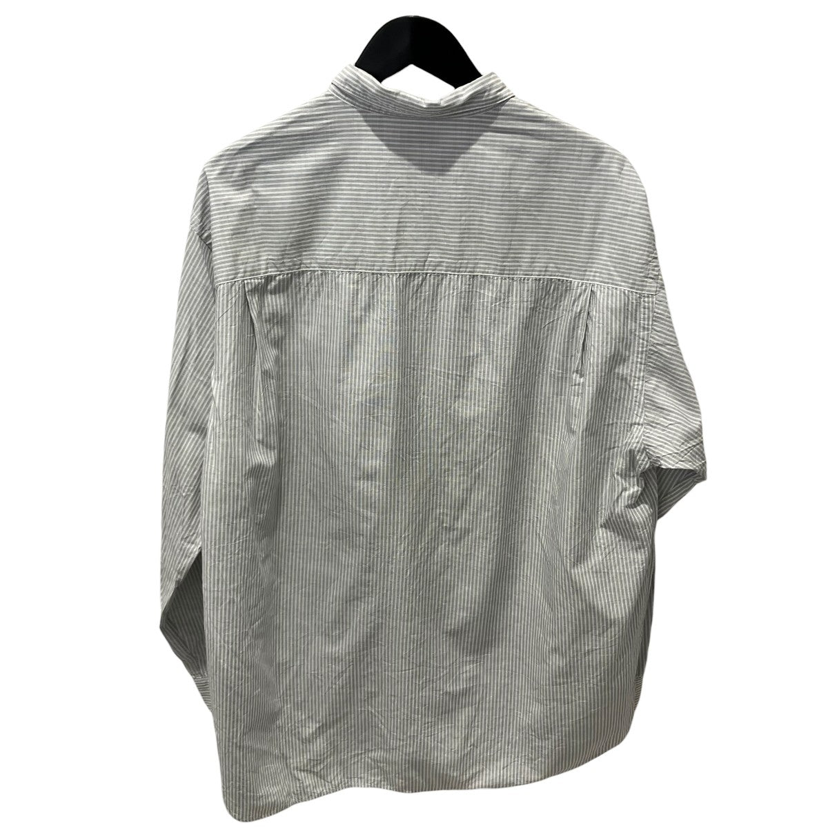 STEVEN ALAN TOP POPLIN REGULARストライプシャツ8111-149-0900 古着・中古-2枚目のアイテム画像