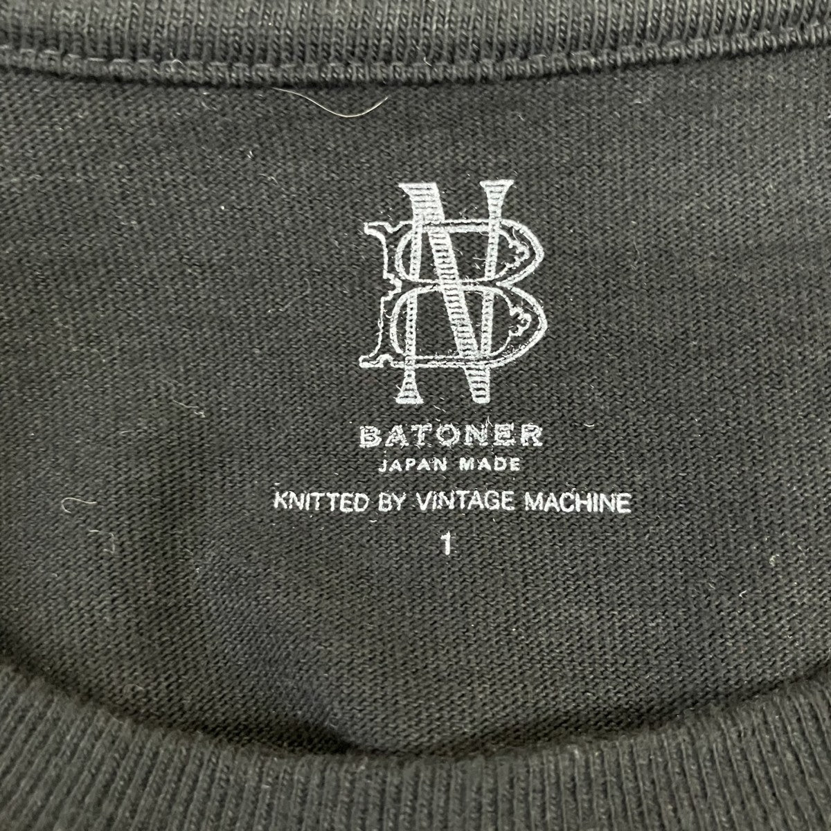 BATONER 半袖TシャツBN-24SM-060 MERIYASU T-SHIRT 古着・中古-4枚目のアイテム画像