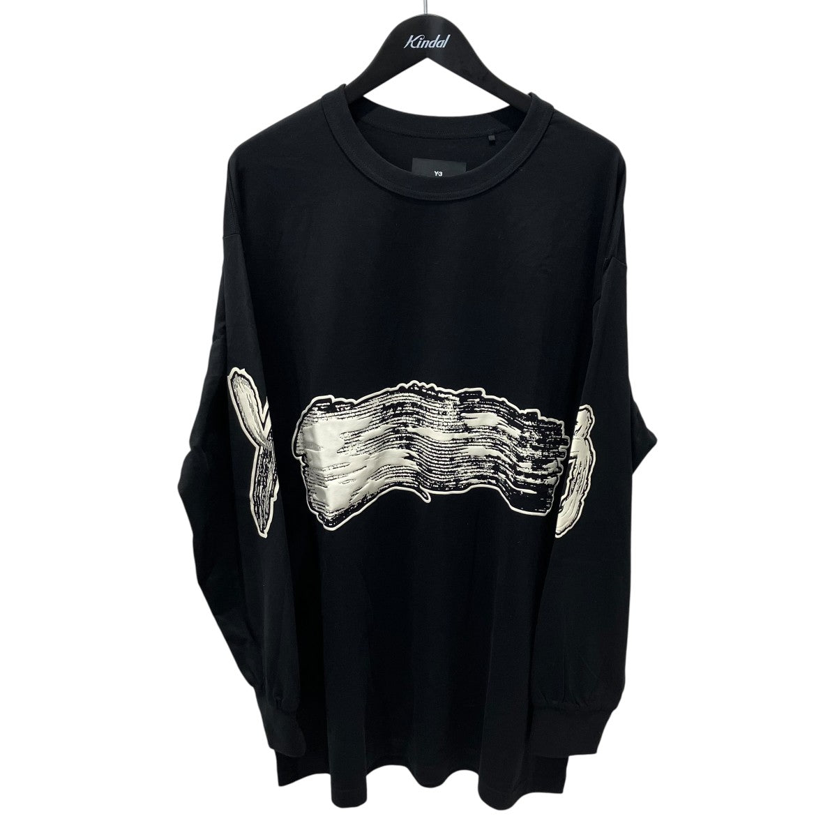 Y-3 GRAPHIC LOGO LONG SLEEVE長袖カットソーH44811 古着・中古-1枚目のアイテム画像