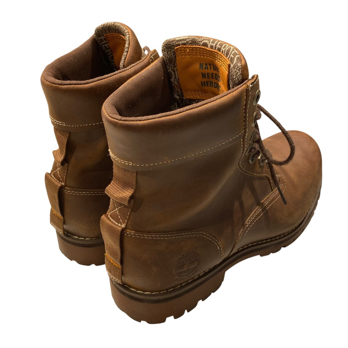 Timberland RUGGED WP MID LACE SADDLEブーツ 古着・中古-2枚目のアイテム画像