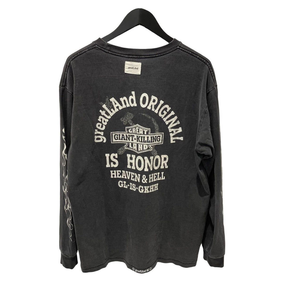 Great Land KIMERA HD LS ONEITA 10YEARS長袖Tシャツ 古着・中古-2枚目のアイテム画像