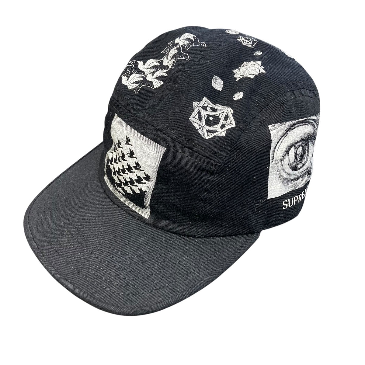 Supreme 17SSM．C．Escher Camp Capキャップ 古着・中古-1枚目のアイテム画像