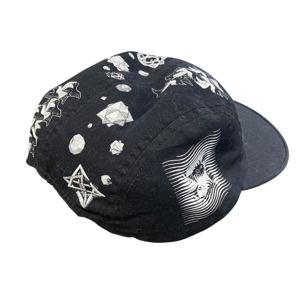Supreme(シュプリーム) 17SSM．C．Escher Camp Capキャップ ブラック