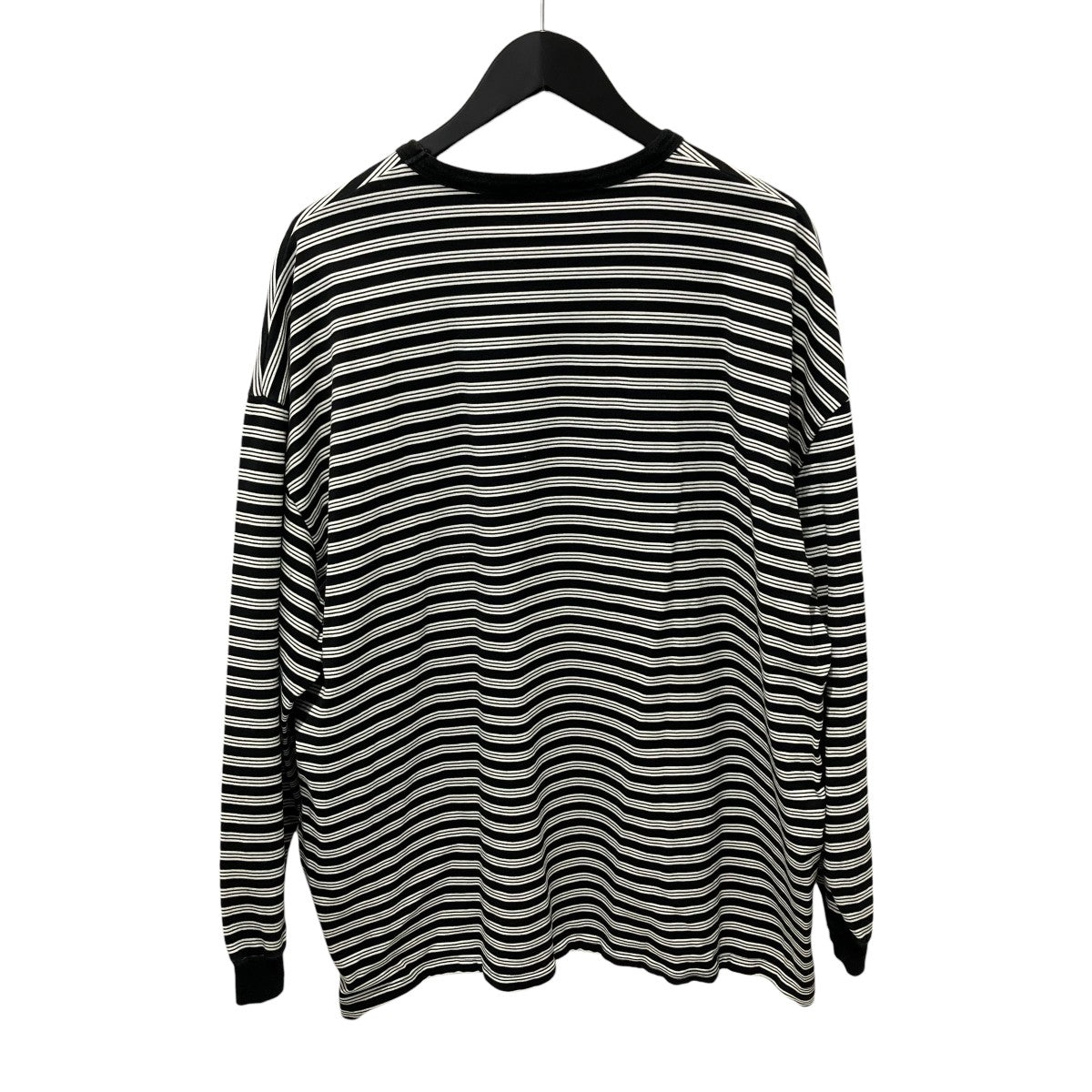 COOTIE(クーティー) BORDER L／S TEE長袖Tシャツ ホワイトブラック