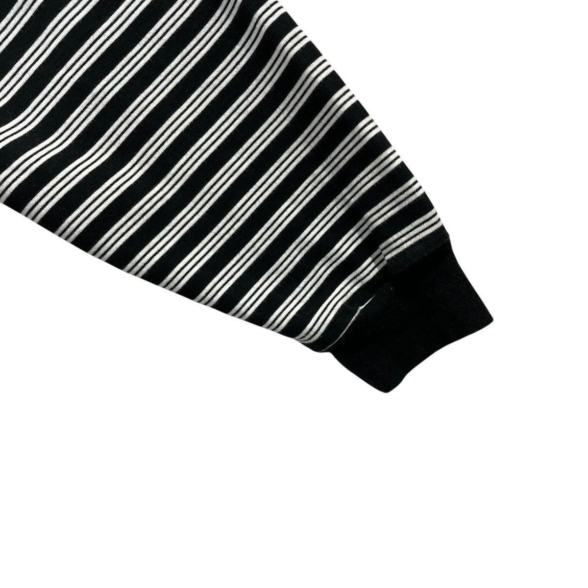 COOTIE(クーティー) BORDER L／S TEE長袖Tシャツ ホワイトブラック