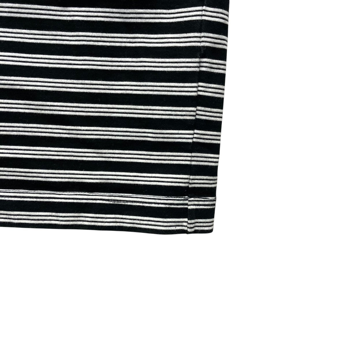 COOTIE(クーティー) BORDER L／S TEE長袖Tシャツ ホワイトブラック