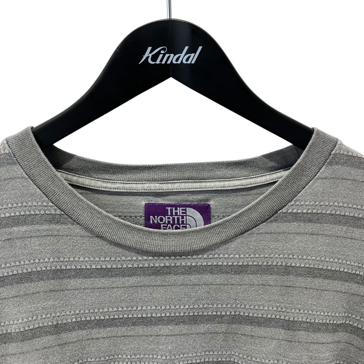 THE NORTHFACE PURPLELABEL Jacquard Field Tee - Asphalt Gray半袖TシャツN25SH057 古着・中古-3枚目のアイテム画像
