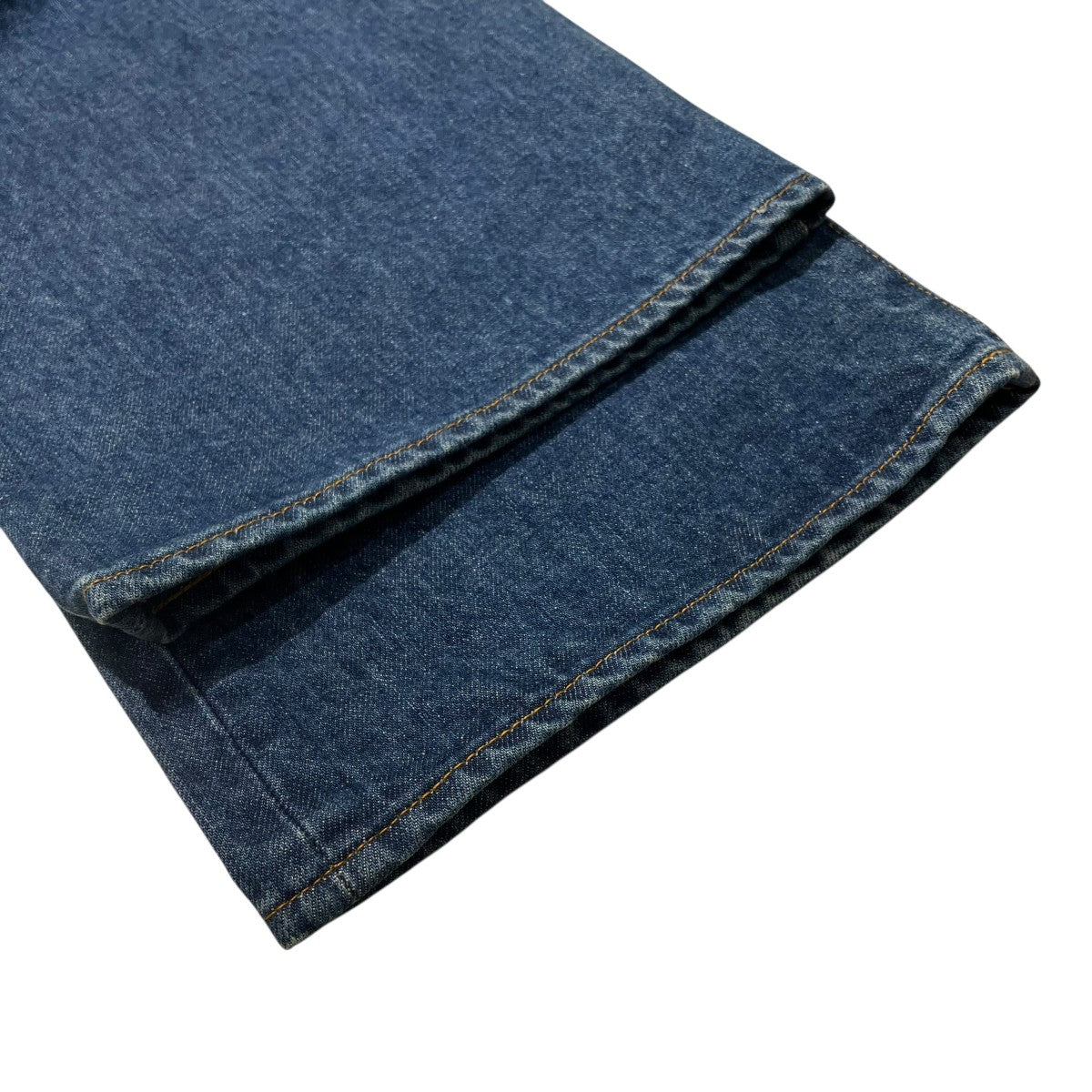 DENIM FLARE 5POCKETデニムパンツKAKI-J01B