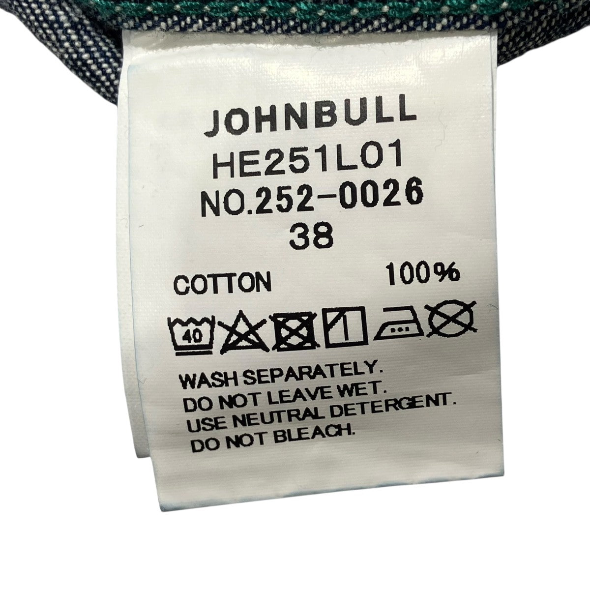 チョアジャケット  JOHNBULLデニムジャケットHE251L01