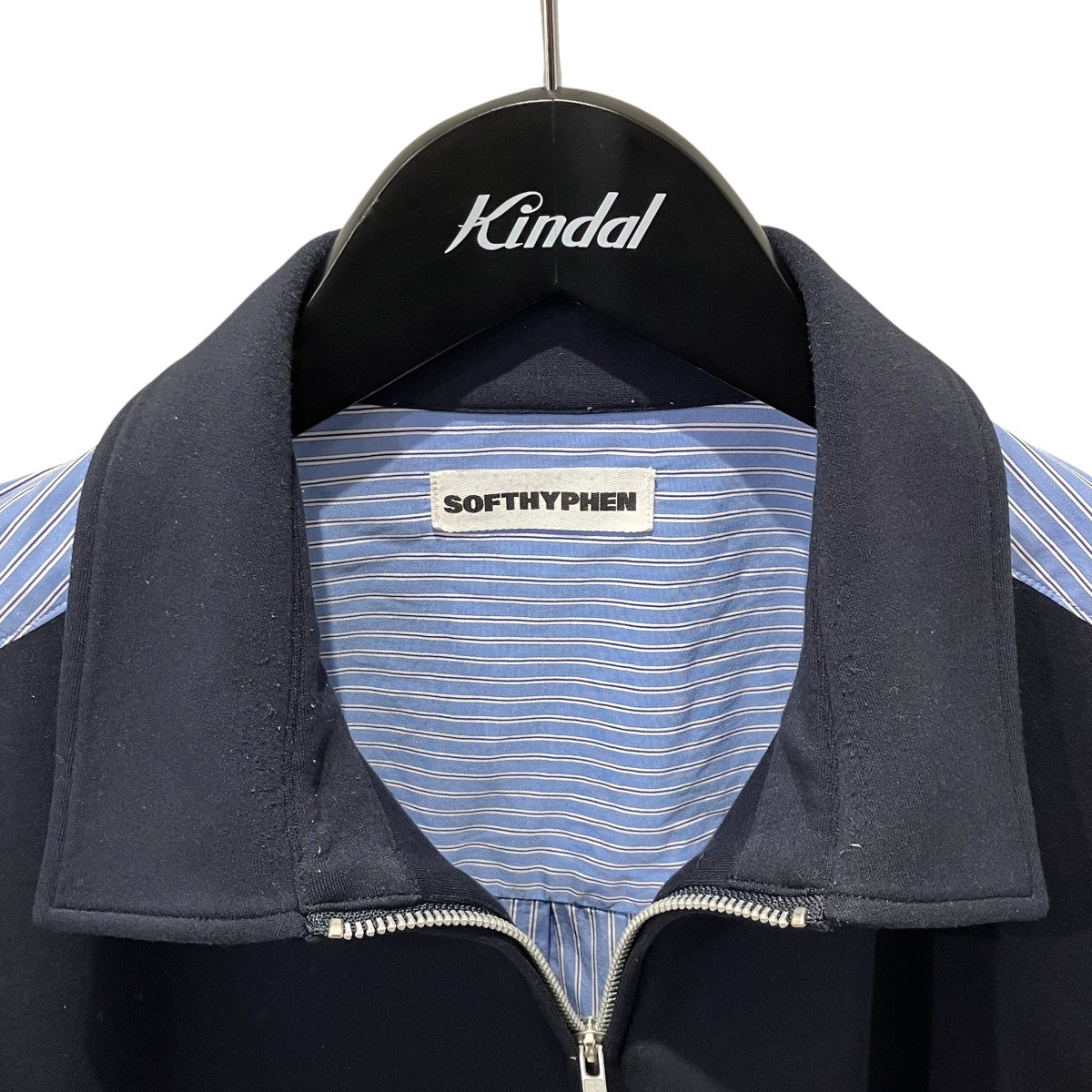 DOUBLE KNIT MIX ZIP UP SHIRTドッキングシャツMGMFB221074-089