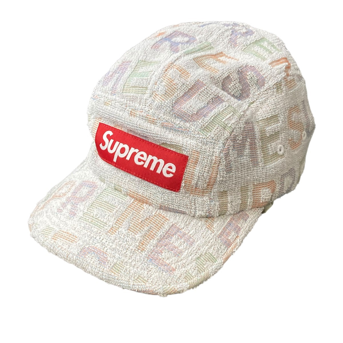 Supreme 22SSTerry Spellout Camp Capキャップ 古着・中古-1枚目のアイテム画像