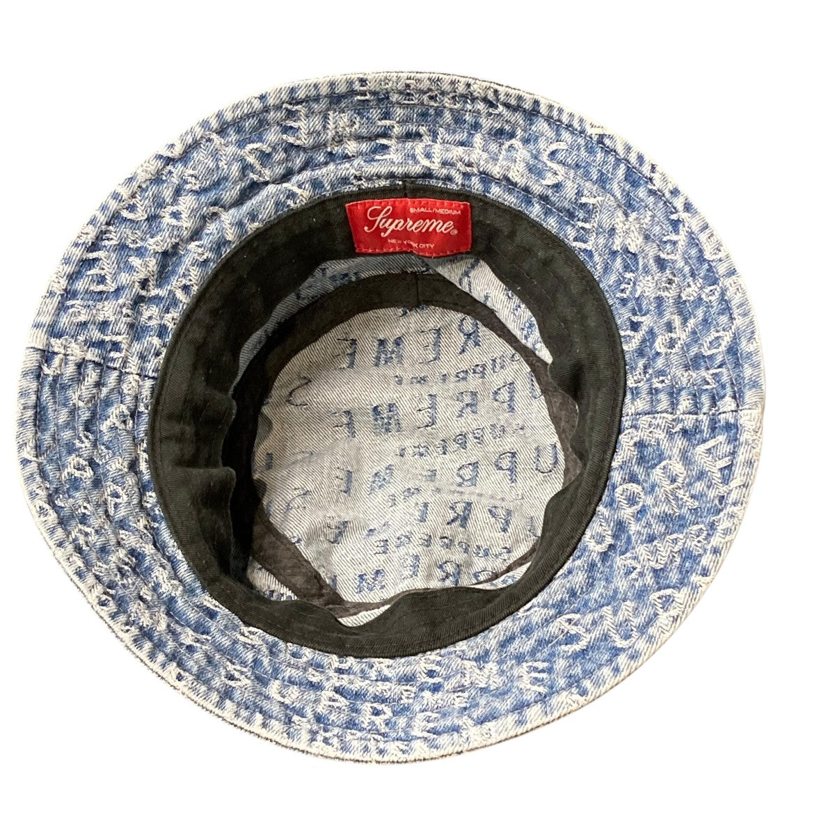 Supreme JACQUARD LOGOS DENIM CRUSHERバケットハット 古着・中古-3枚目のアイテム画像
