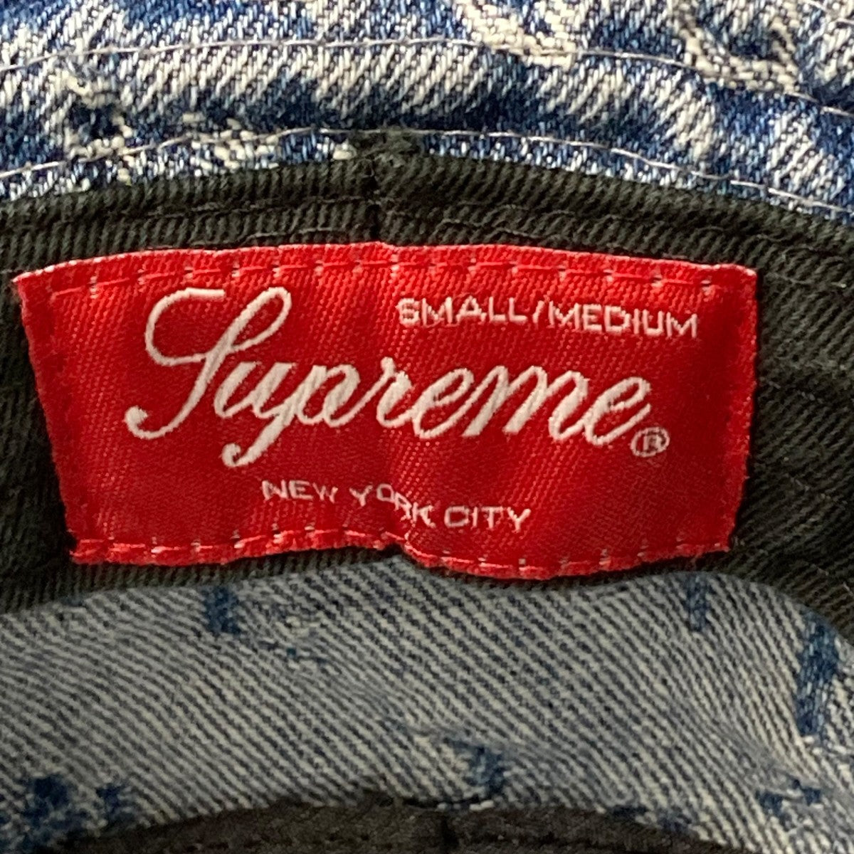 Supreme JACQUARD LOGOS DENIM CRUSHERバケットハット 古着・中古-5枚目のアイテム画像
