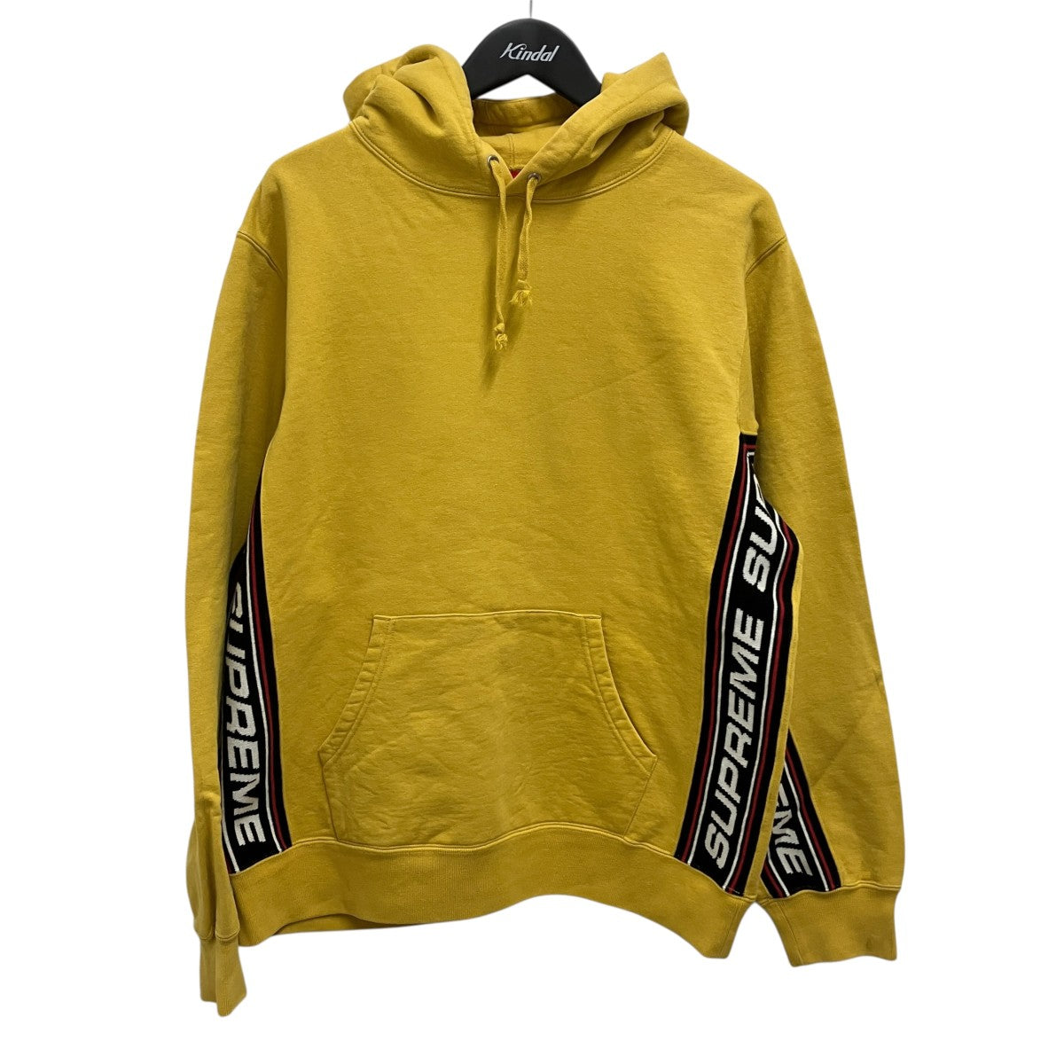 19AWTEXT RIB HOODED SWEATSHIRTパーカー