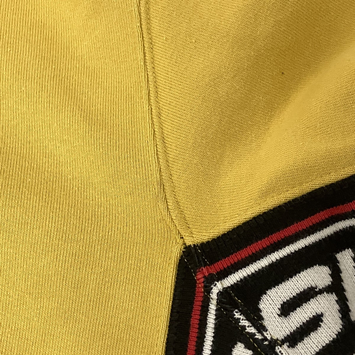 19AWTEXT RIB HOODED SWEATSHIRTパーカー