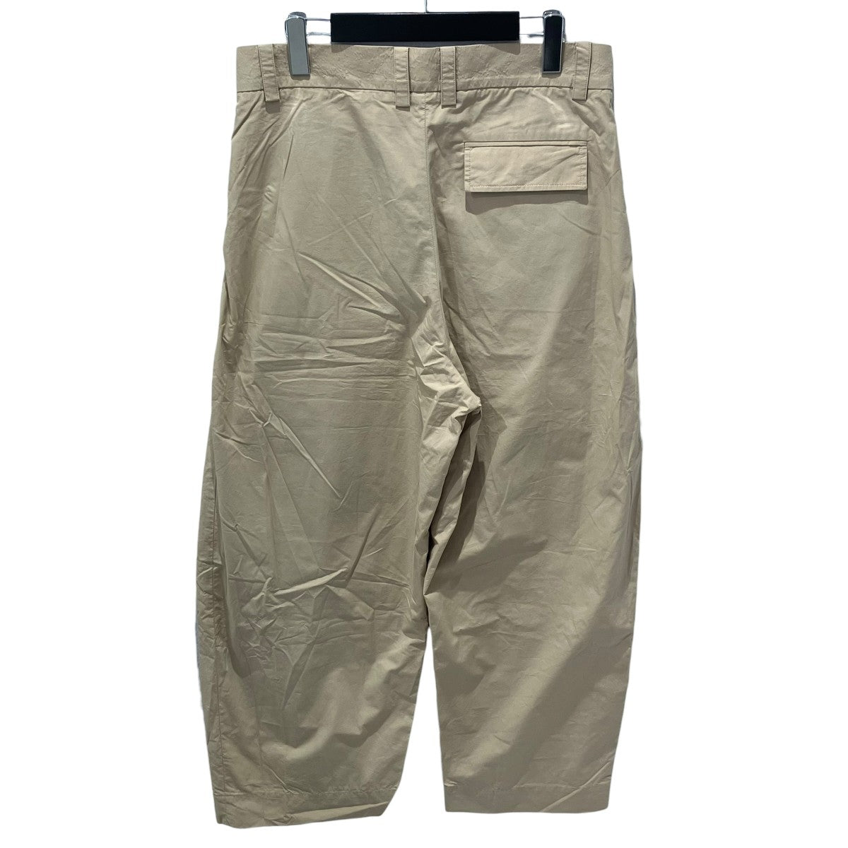 YALE POWER COTTON HAZELNUTダブルプリーツボリュームパンツ51-10-721024