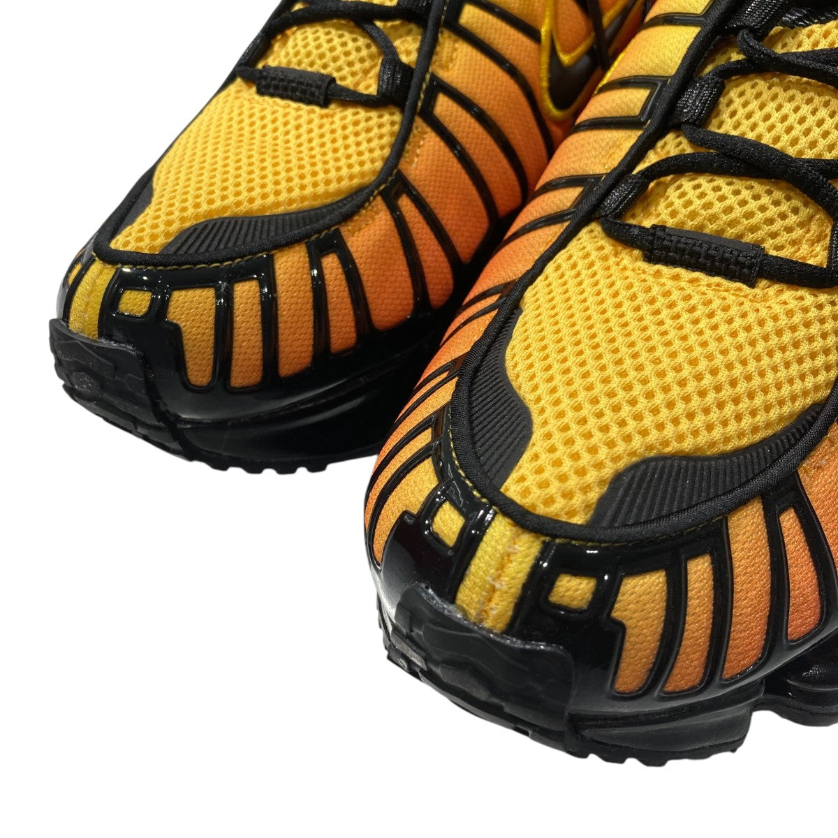 NIKE NIKE SHOX TL BLACK BLACK-AMARILLO-UNIVERSITY REDローカットスニーカーAV3595-004 古着・中古-4枚目のアイテム画像