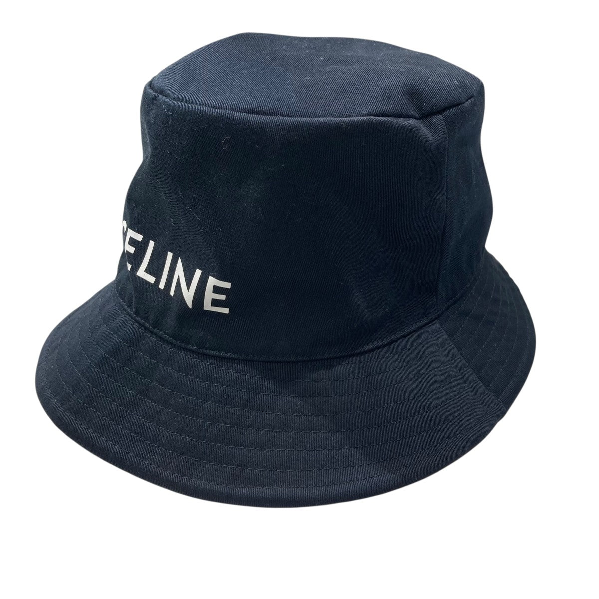 CELINE ロゴギャバジンバケットハット24U58968P 古着・中古-1枚目のアイテム画像