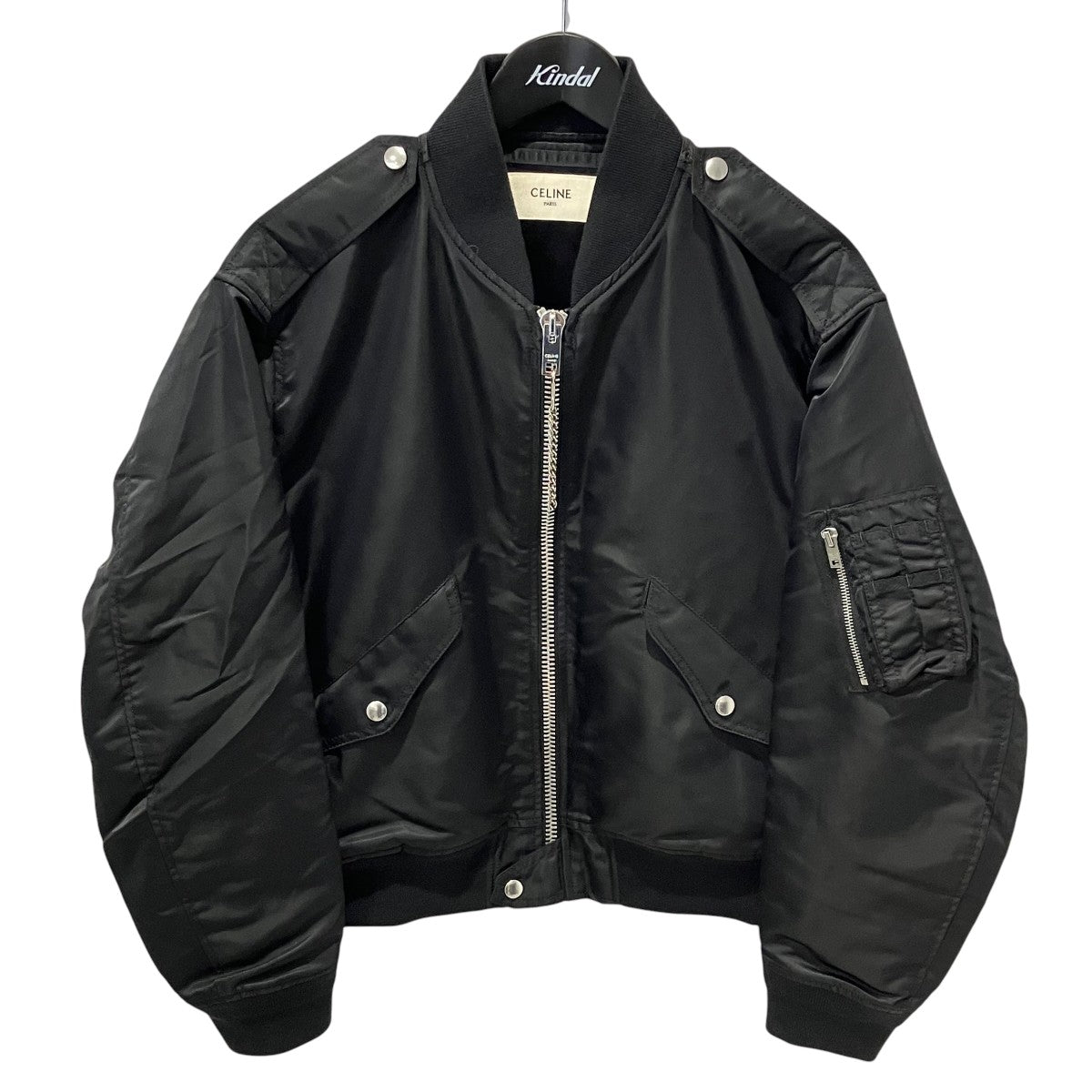 エディ期 Bomber jacket in nylon twilフライトジャケット2W011396E