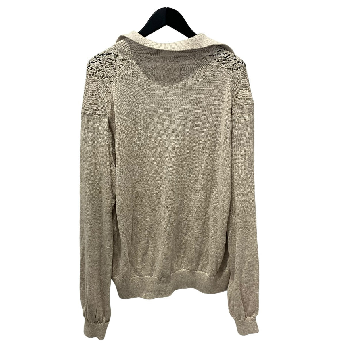 26SSLinen Vneck Knitニット