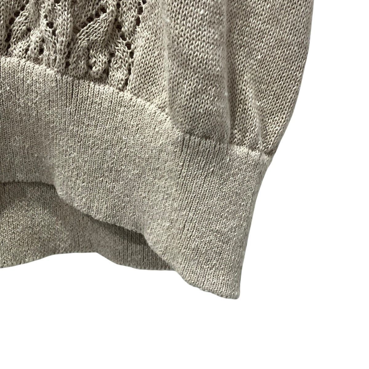 26SSLinen Vneck Knitニット