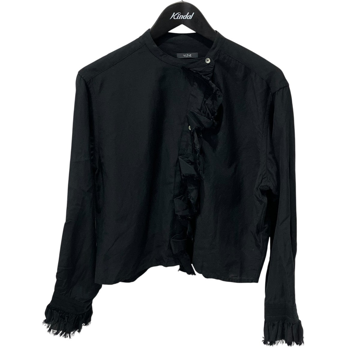 CUPRA COTTON TENCEL LAWN RUFFLED BLシャツブラウス168-3250031