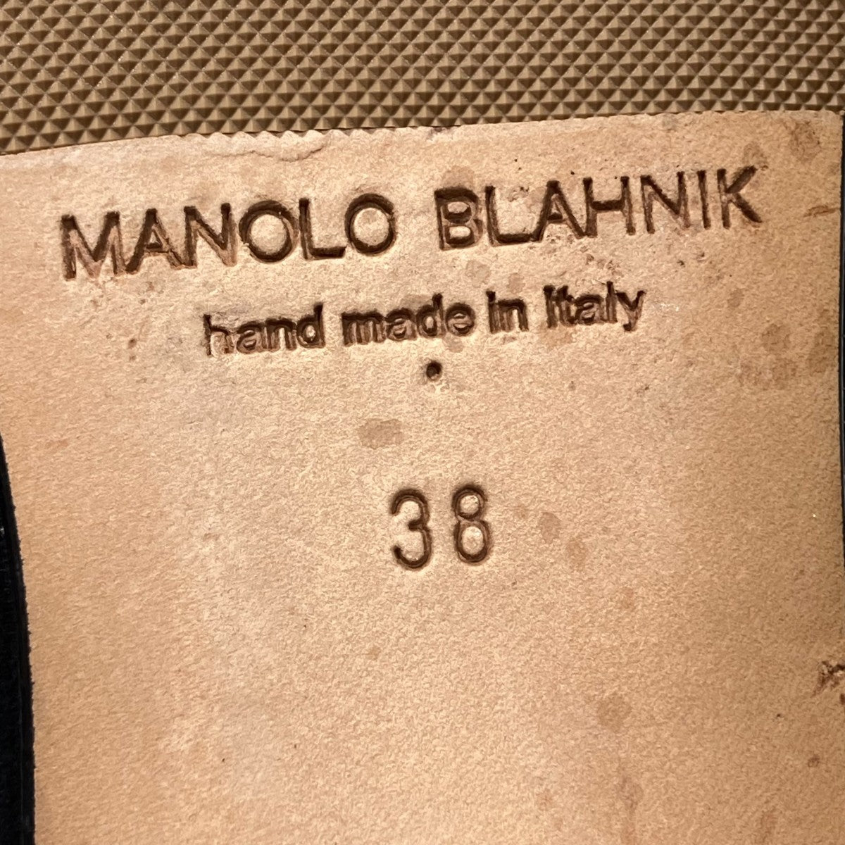 Manolo Blahnik BALLERIMUスウェードミュール 古着・中古-6枚目のアイテム画像