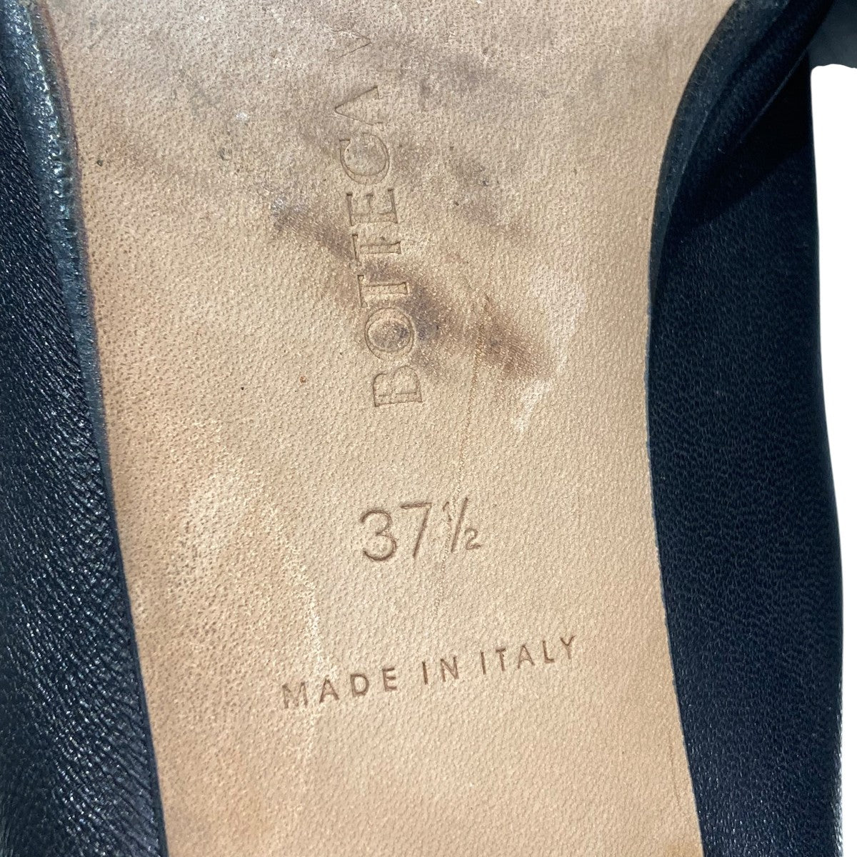 BOTTEGA VENETA アーモンド スクエアトゥ フラットパンプス608872 古着・中古-7枚目のアイテム画像