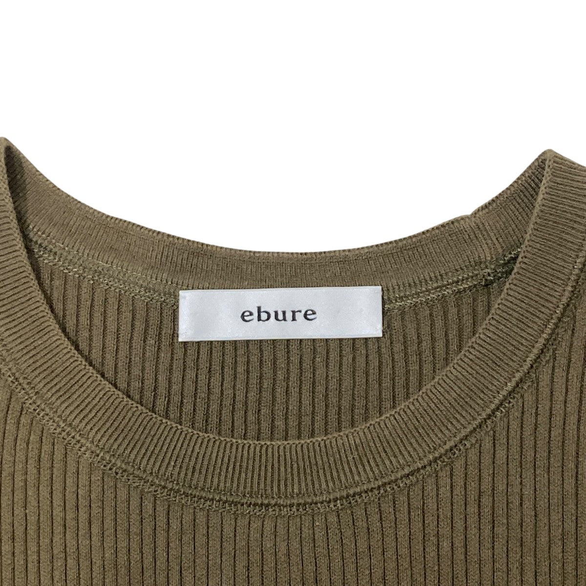 EBURE 半袖リブニット3710800403 古着・中古-6枚目のアイテム画像